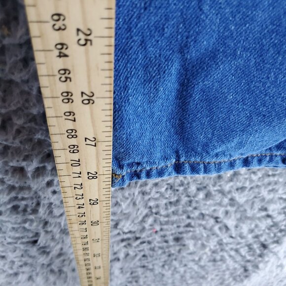 Universal Thread Jeans Womens 20W Blue Relaxed Wide Leg Denim Cotton Blend - Picture 7 of 12